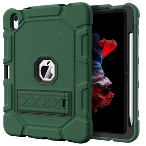Azzsy Rugged Case for iPad 11" (11th Gen 2025) / 10.9" (10th Gen 2022) Green